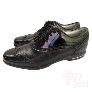 Golf Shoes Women’s Footjoy Tailored Collection 91688 Wingtip Black SZ 7.5